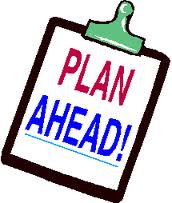 Planning ahead