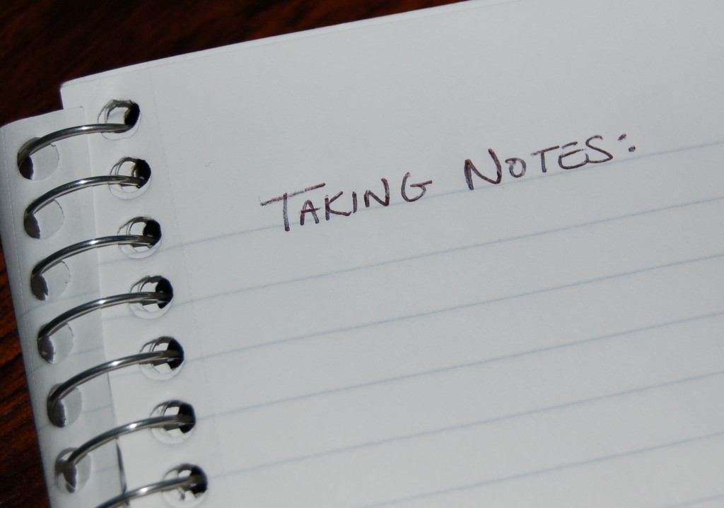 Note Taking: Not as Scary as You Might Think!